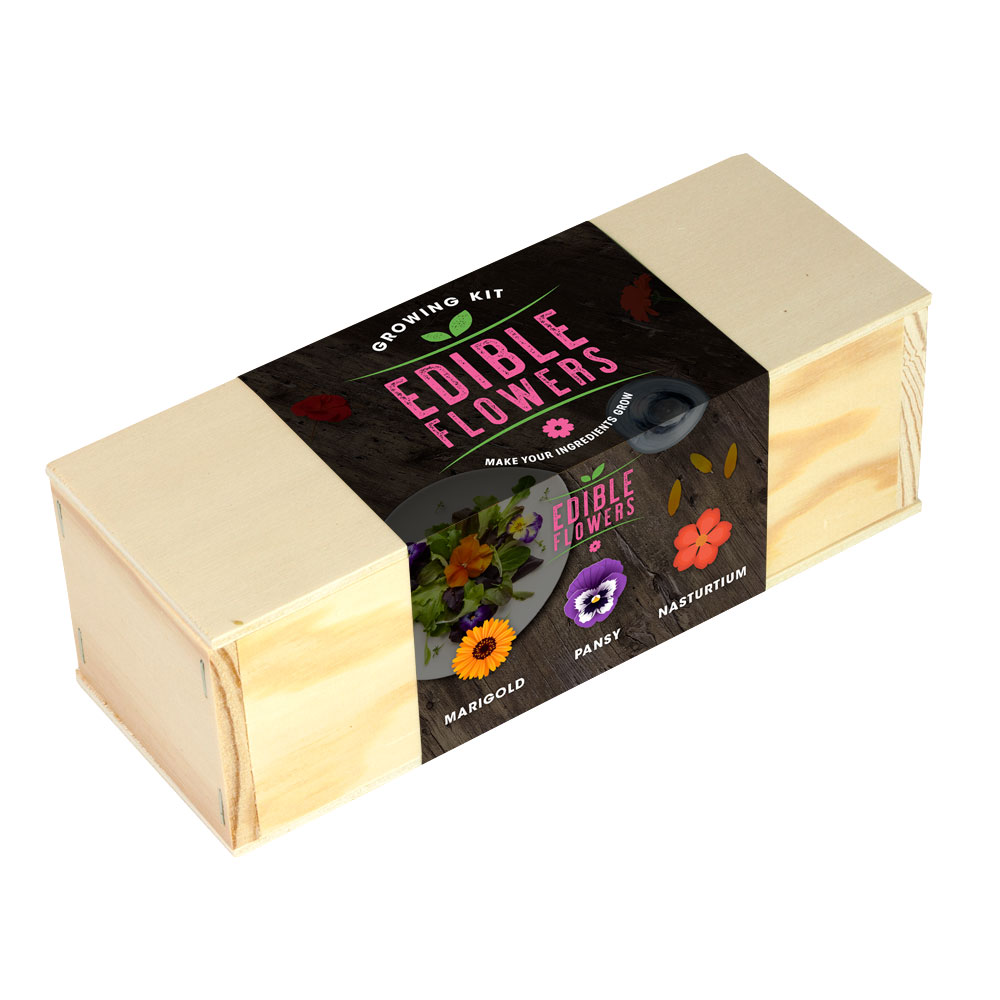 Growkit Essbare Blüten, Romantische Geschenke, Hochzeitsgeschenk, Geschenk, Geschenkidee
