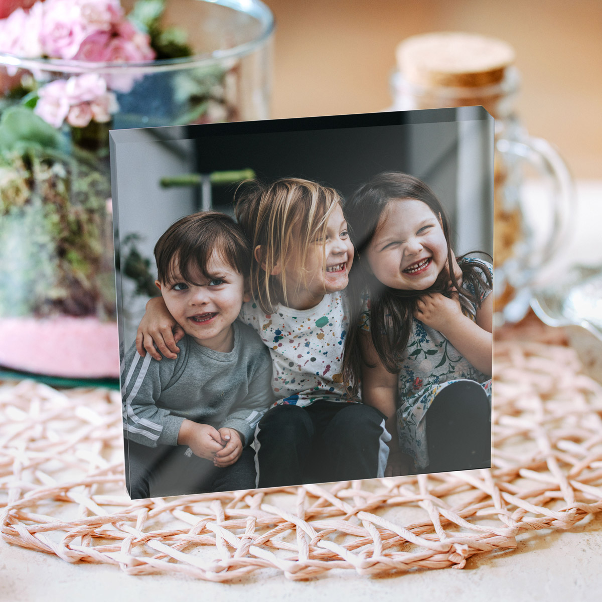 Personalisierbarer Foto Acrylblock