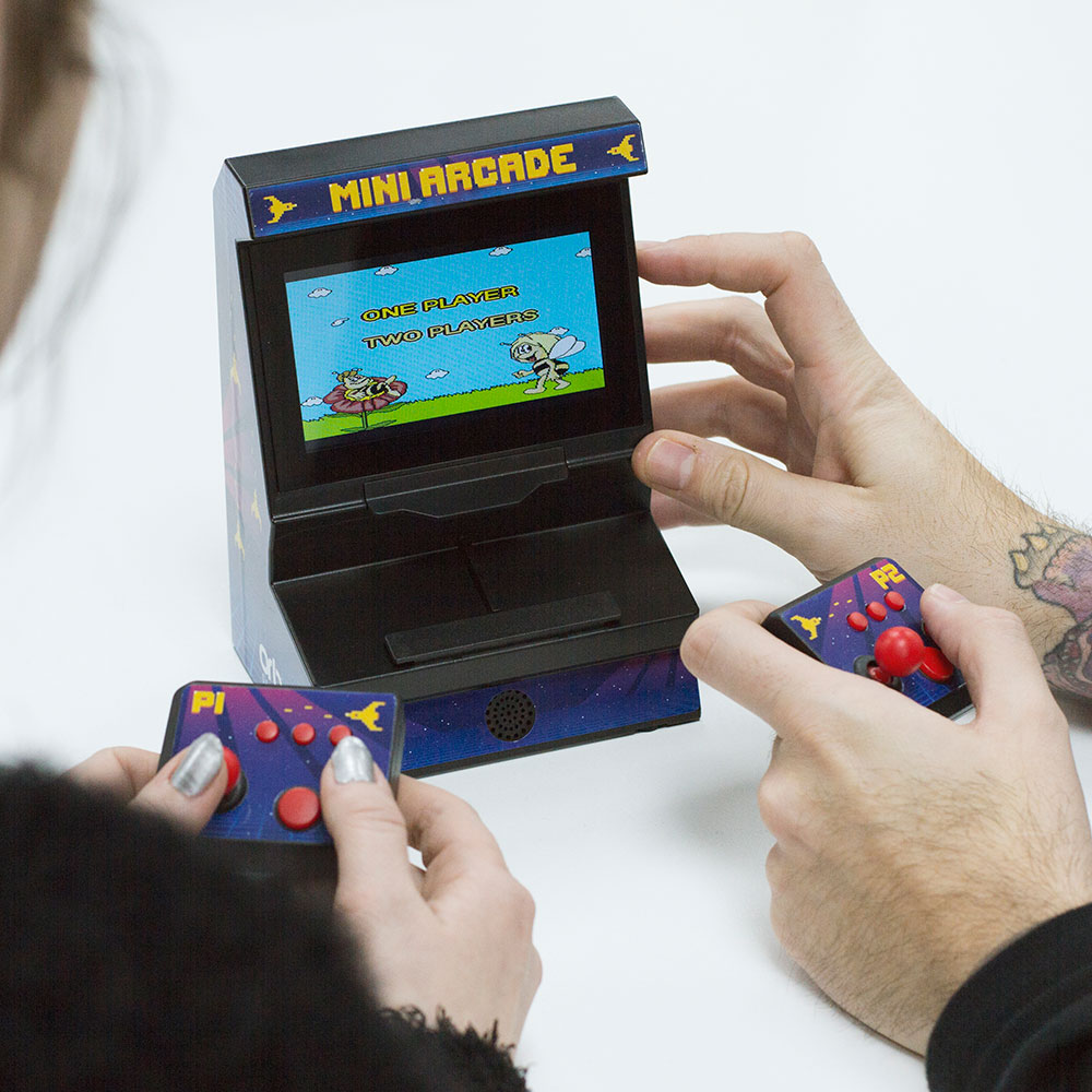 Mini-Arcade Konsole mit Dual Controller