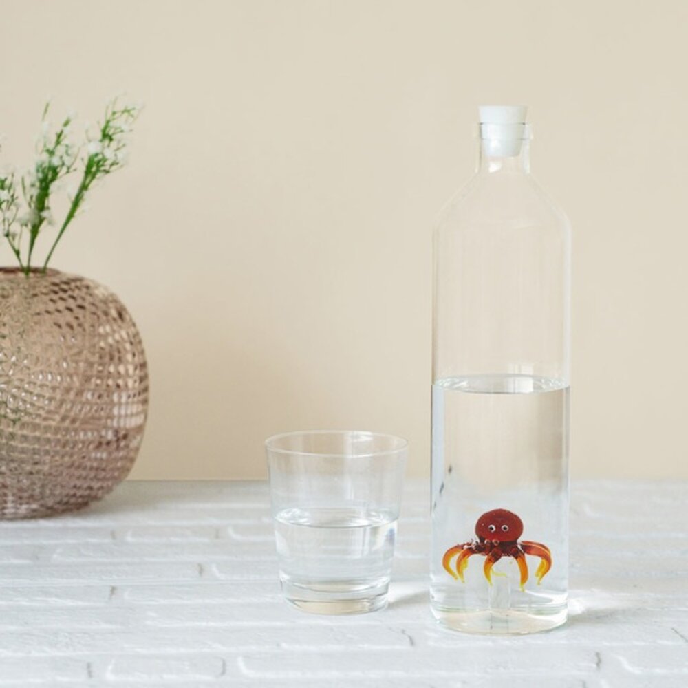 Flasche mit Oktopus, Witzige Geschenke, Romantische Geschenke, Hochzeitsgeschenk, Geschenk, Geschenkidee
