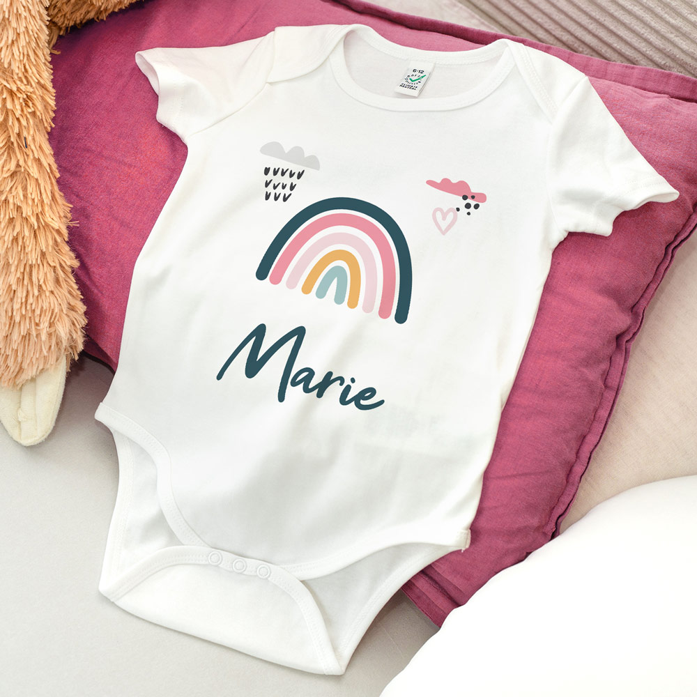 Personalisierbarer Baby Body mit Name, Fotogeschenk, Kleine Geschenke, Geschenk, Geschenkidee