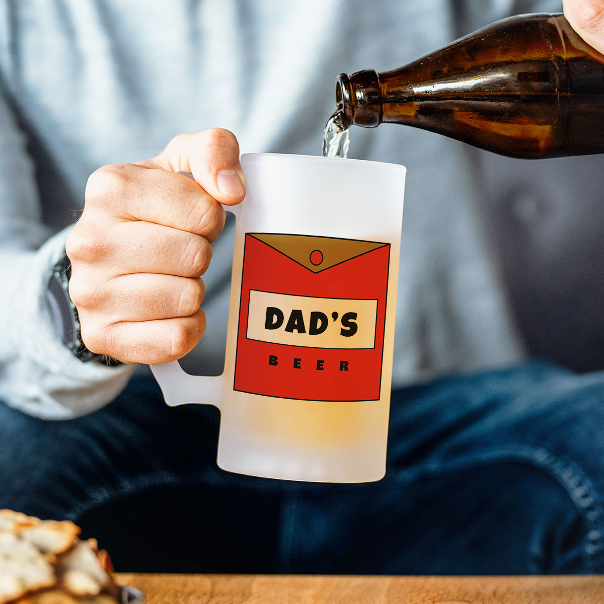 Personalisierbarer Cartoon Bierkrug, Vatertagsgeschenk, Geschenk Papa, Geburtstagsgeschenk, Witzige Geschenke, Romantische Geschenke, Hochzeitsgeschenk, Kleine Geschenke, Geschenk, Geschenkidee