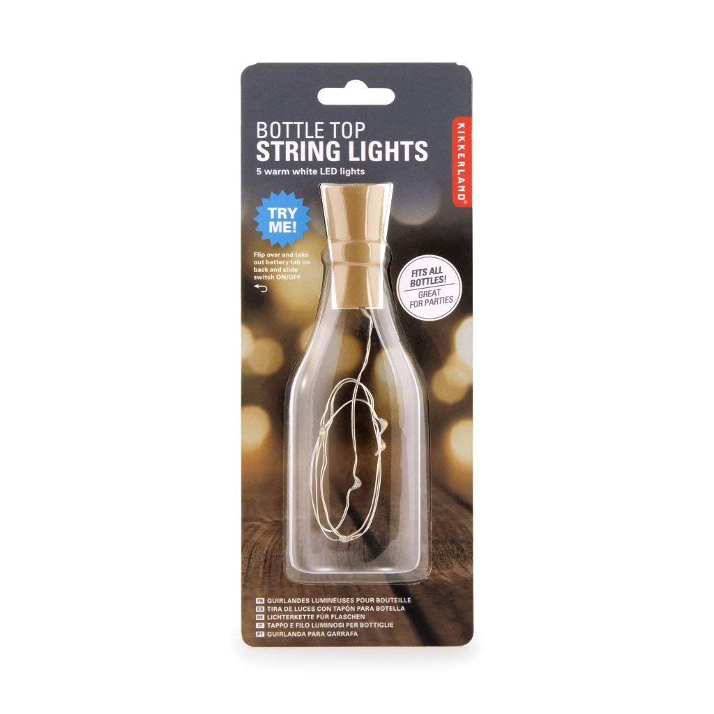 Lichterkette in der Flasche
