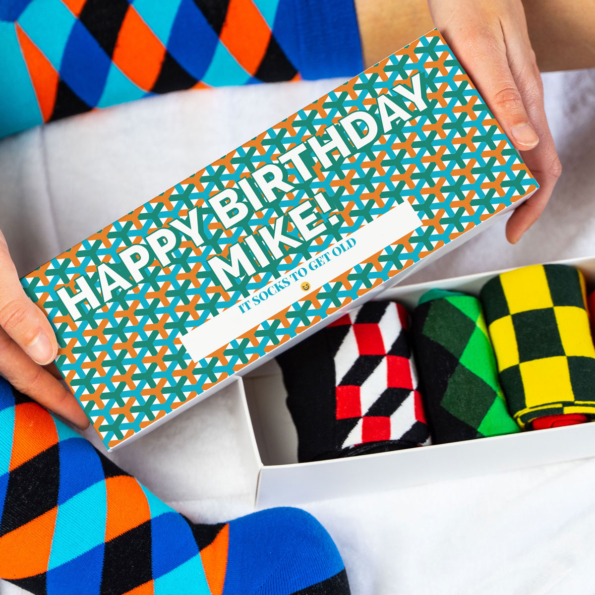 Personalisierbare Sockenbox mit Text, Vatertagsgeschenk, Geburtstagsgeschenk, Witzige Geschenke, Romantische Geschenke, Hochzeitsgeschenk, Geschenk, Geschenkidee