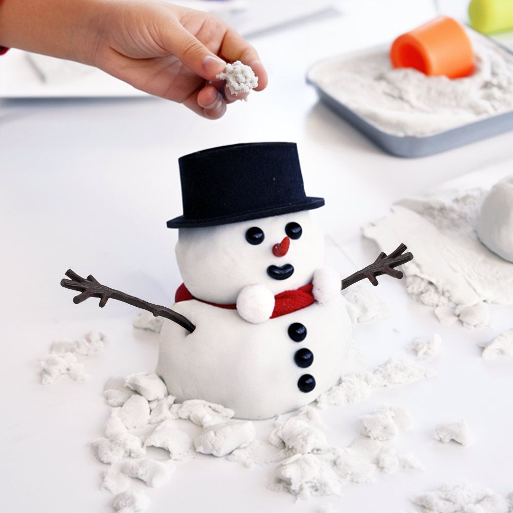 Schneeman-Bauset mit Kinetic Sand, Weihnachtsgeschenk, Witzige Geschenke, Romantische Geschenke, Hochzeitsgeschenk, Kleine Geschenke, Geschenk, Geschenkidee