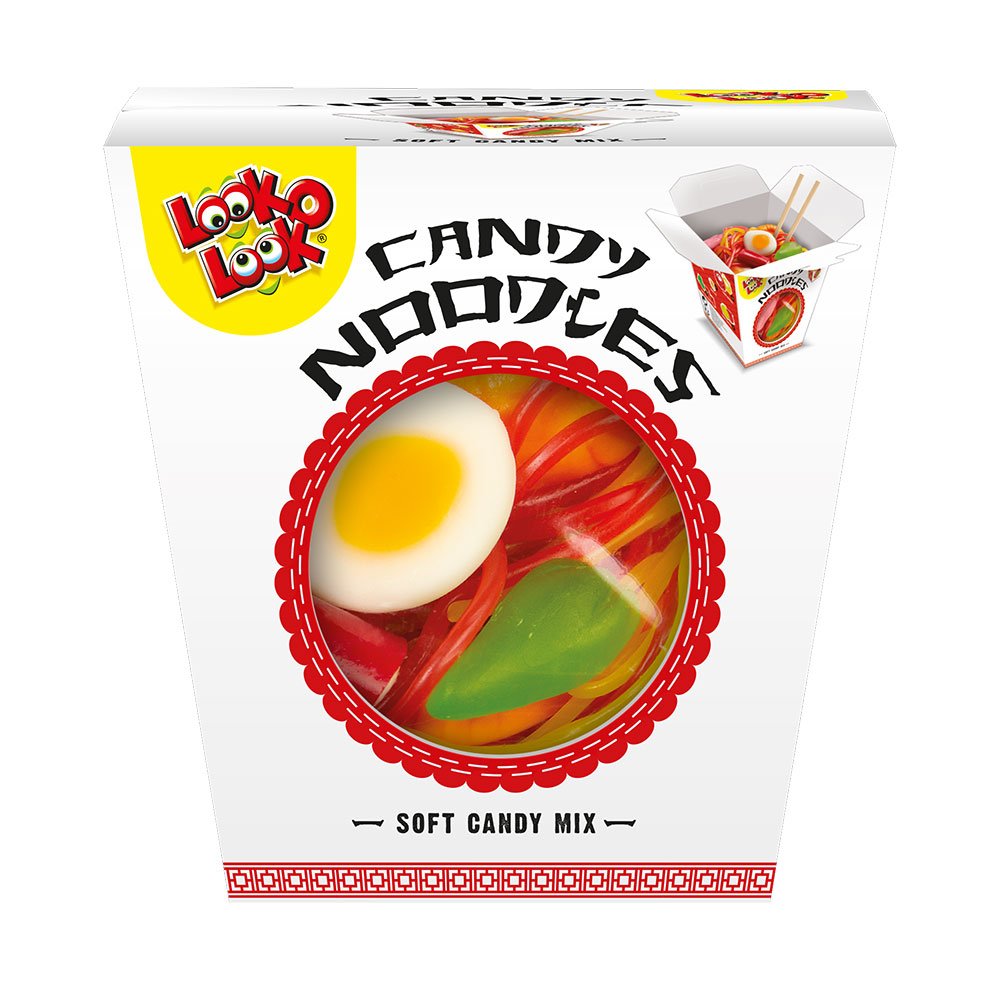 Nudel-Snack aus Fruchtgummis