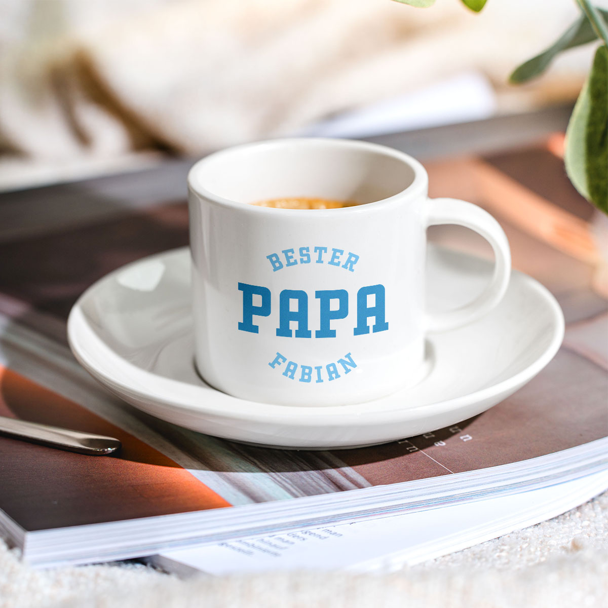 Personalisierbare Espresso Tasse mit drei Zeilen, Vatertagsgeschenk, Geburtstagsgeschenk, Geschenke Frauen, Geschenke Freundin, Geschenk Schwester, Geschenk Mama, Witzige Geschenke, Romantische Geschenke, Hochzeitsgeschenk, Kleine Geschenke, Geschenk, Geschenkidee