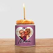 Cancake mit Herz und Text