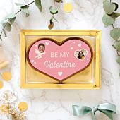 Personalisierte Herz Schokolade zum Valentinstag