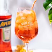 Personalisiertes Aperol Spritz Glas Bestie mit Name