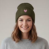 Personalisierbare Mütze mit Symbol und Text