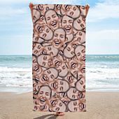 Personalisierbares Handtuch mit Gesicht