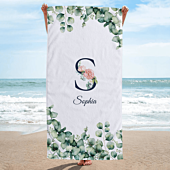 Handtuch mit Monogramm und Text