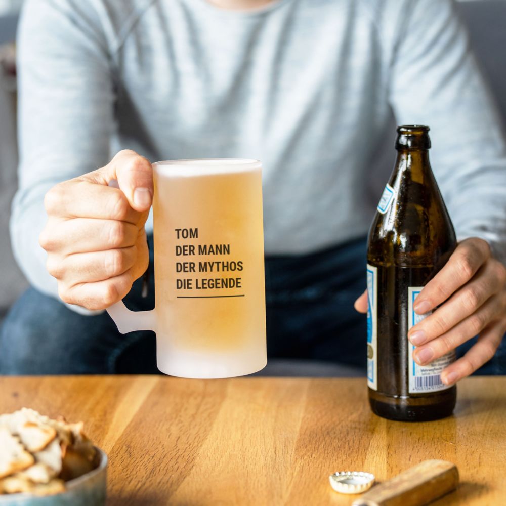 Personalisierbarer Bierkrug mit Namen