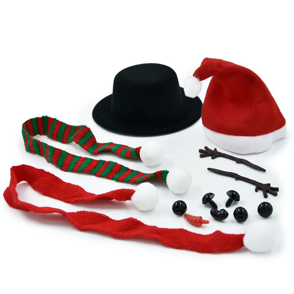 Schneeman-Bauset mit Kinetic Sand