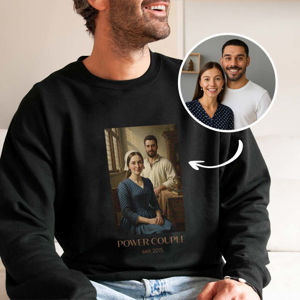 Personalisierbarer Gemälde Pullover