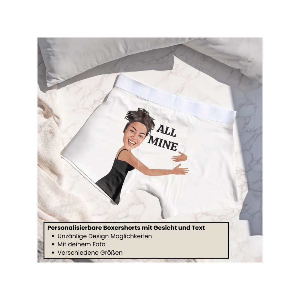 Geschenkset Socken und Boxershorts mit Gesicht