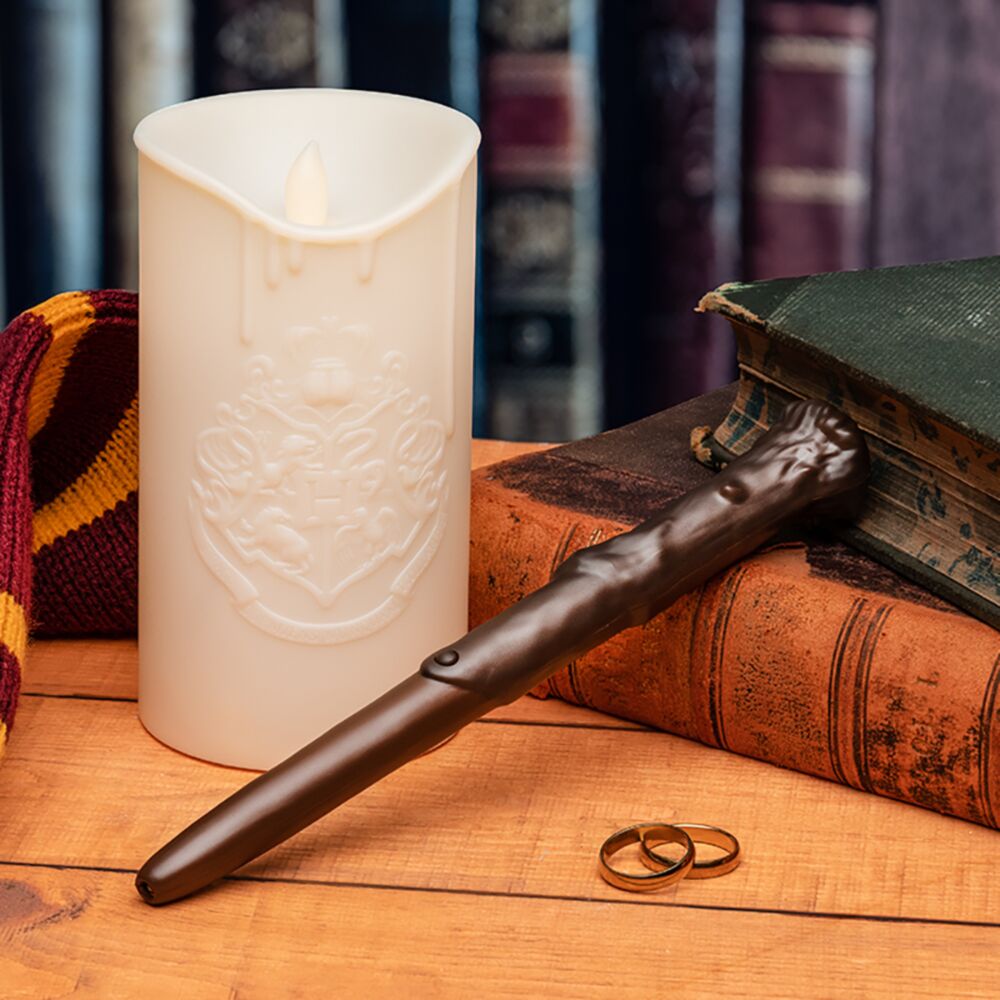 Harry Potter LED-Kerze mit Zauberstab-Fernbedienung