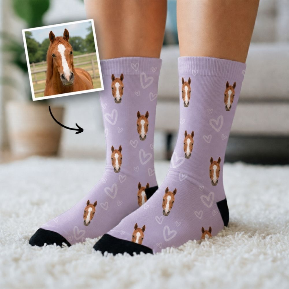 Personalisierbare Socken mit deinem Haustier