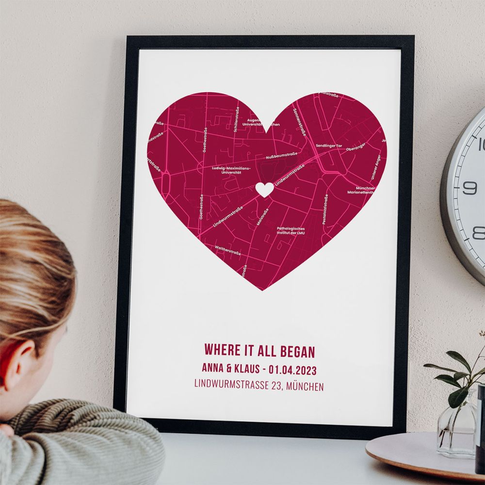 Personalisierbares Poster Wo Alles Begann