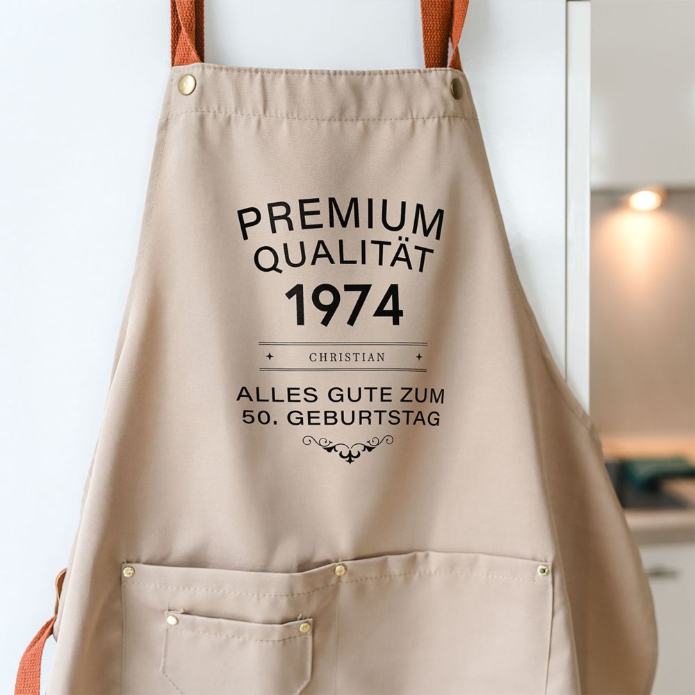 Personalisierbare Schürze Limited Edition