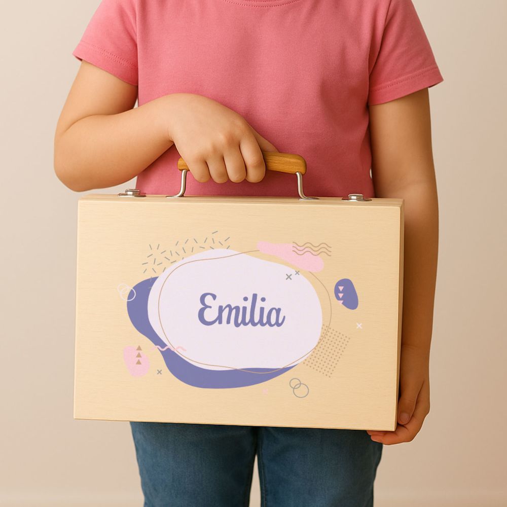 Personalisierbarer Malkoffer mit Name