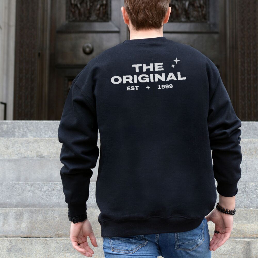 Personalisierter Pullover für Papa mit Wunschjahr