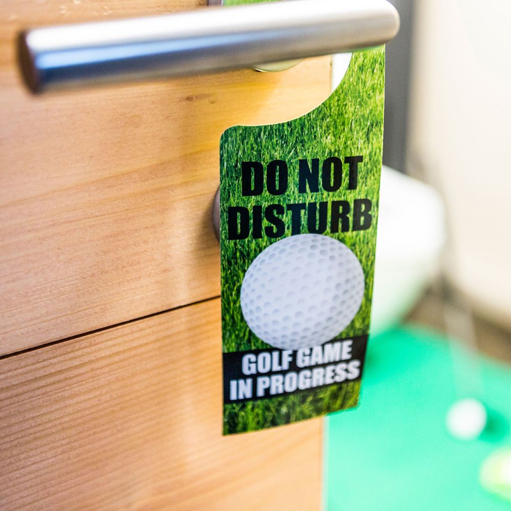 Das ultimative Golfset für die Toilette