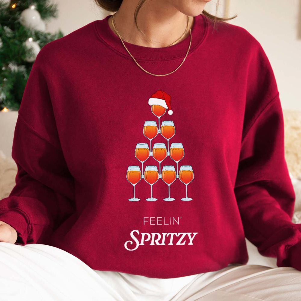 Personalisierbarer Aperol Weihnachtspullover