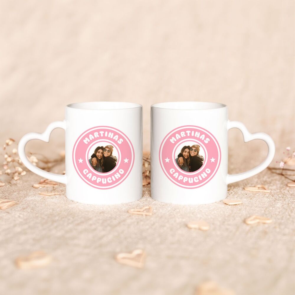 Personalisierbare Tasse mit Foto und Namen
