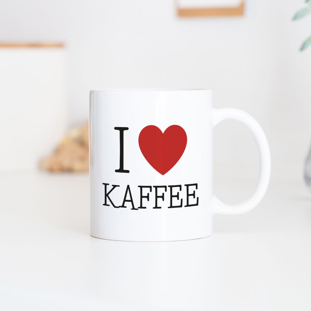 Personalisierbare I Love ... Tasse