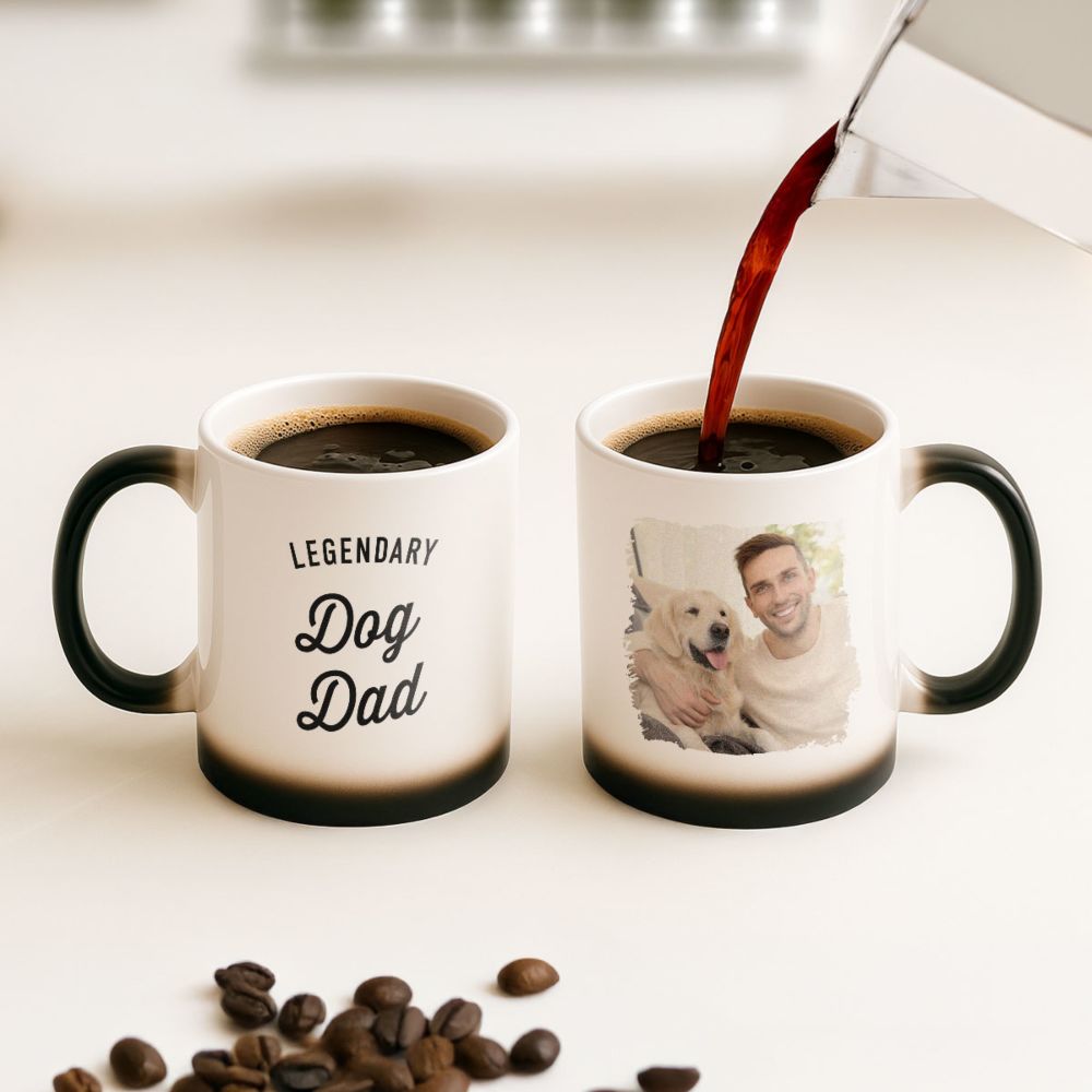 Personalisierbare Tasse mit Text und Foto