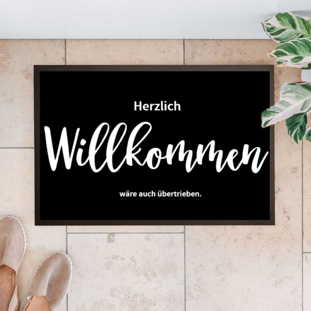 Personalisierbare Fussmatte mit Namen