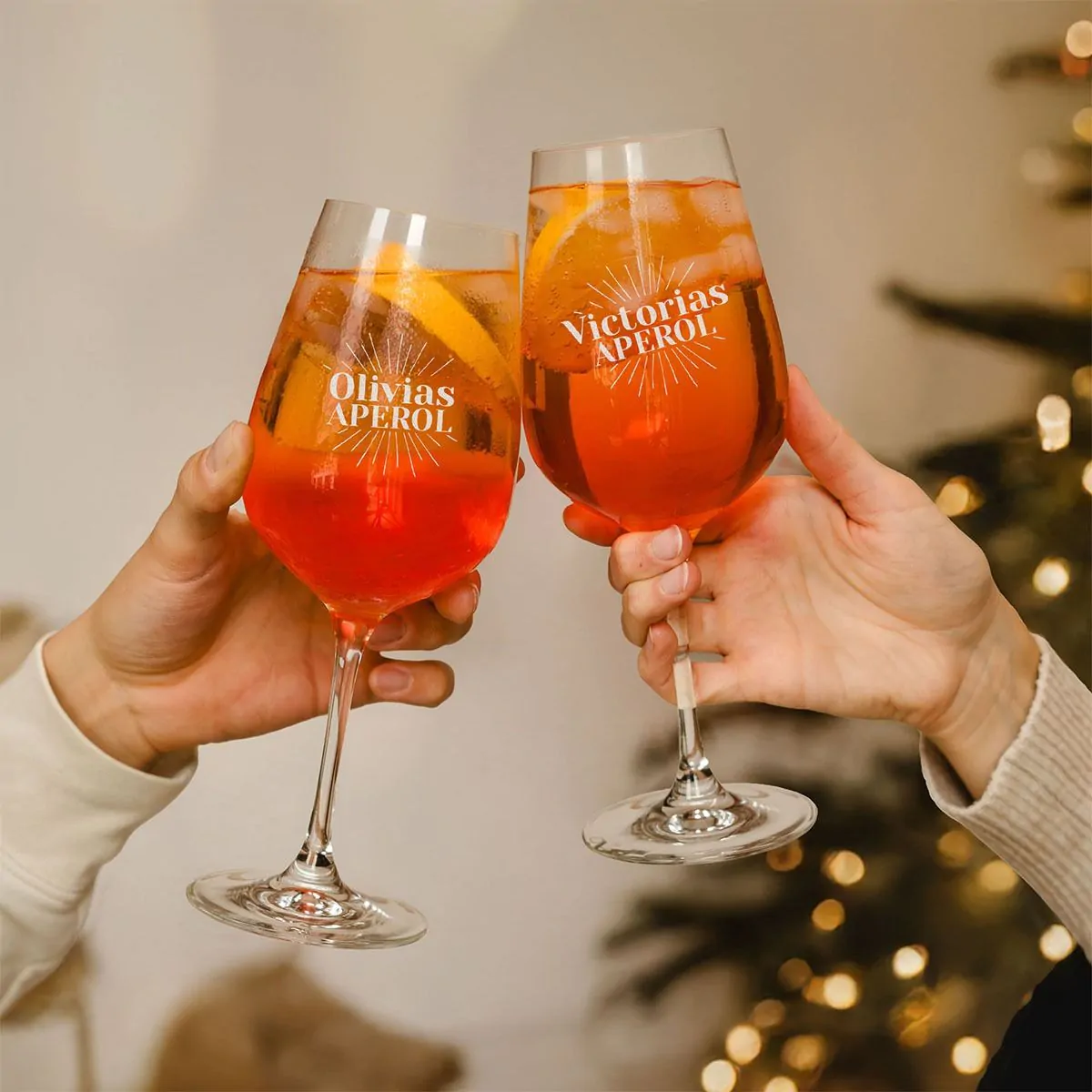 Personalisierbares Aperol Spritz Glas mit Name