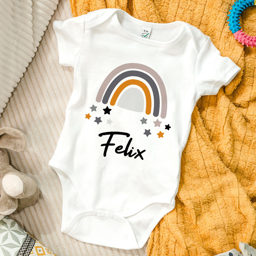 Personalisierbarer Baby Body mit Name