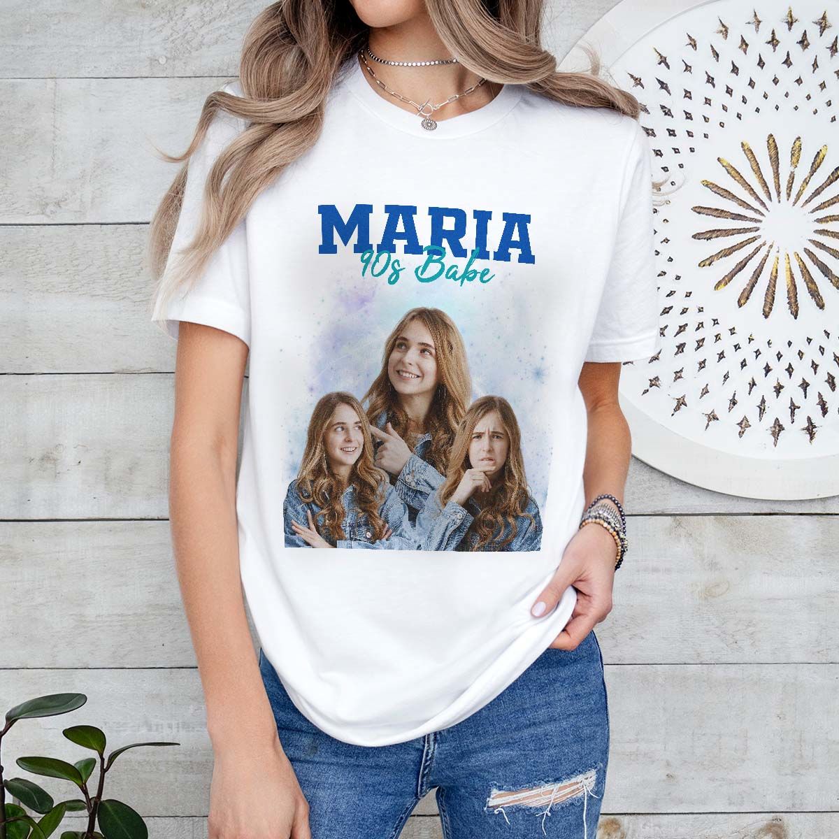Personalisierbares Vintage Bootleg T-Shirt