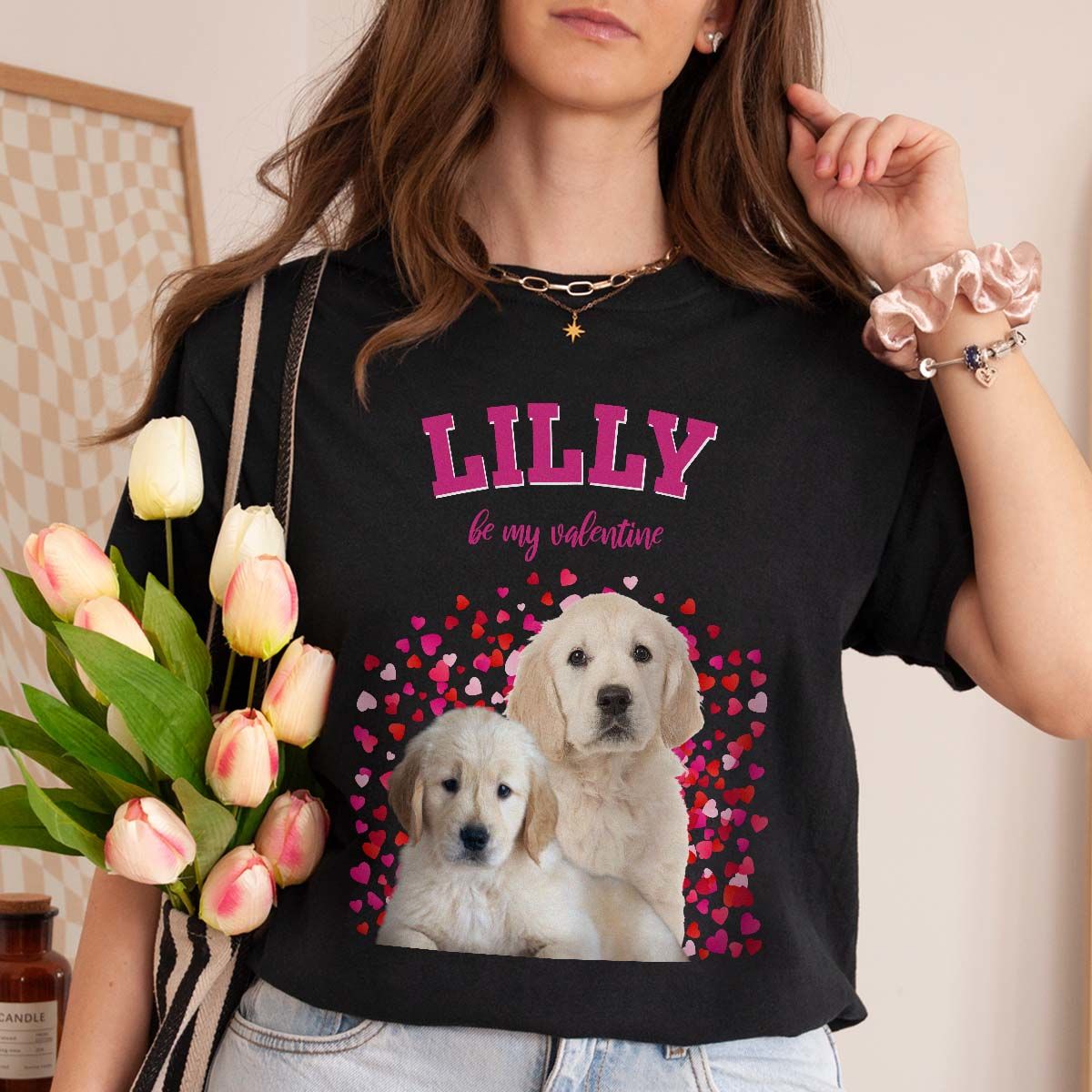 Personalisierbares Vintage Bootleg T-Shirt