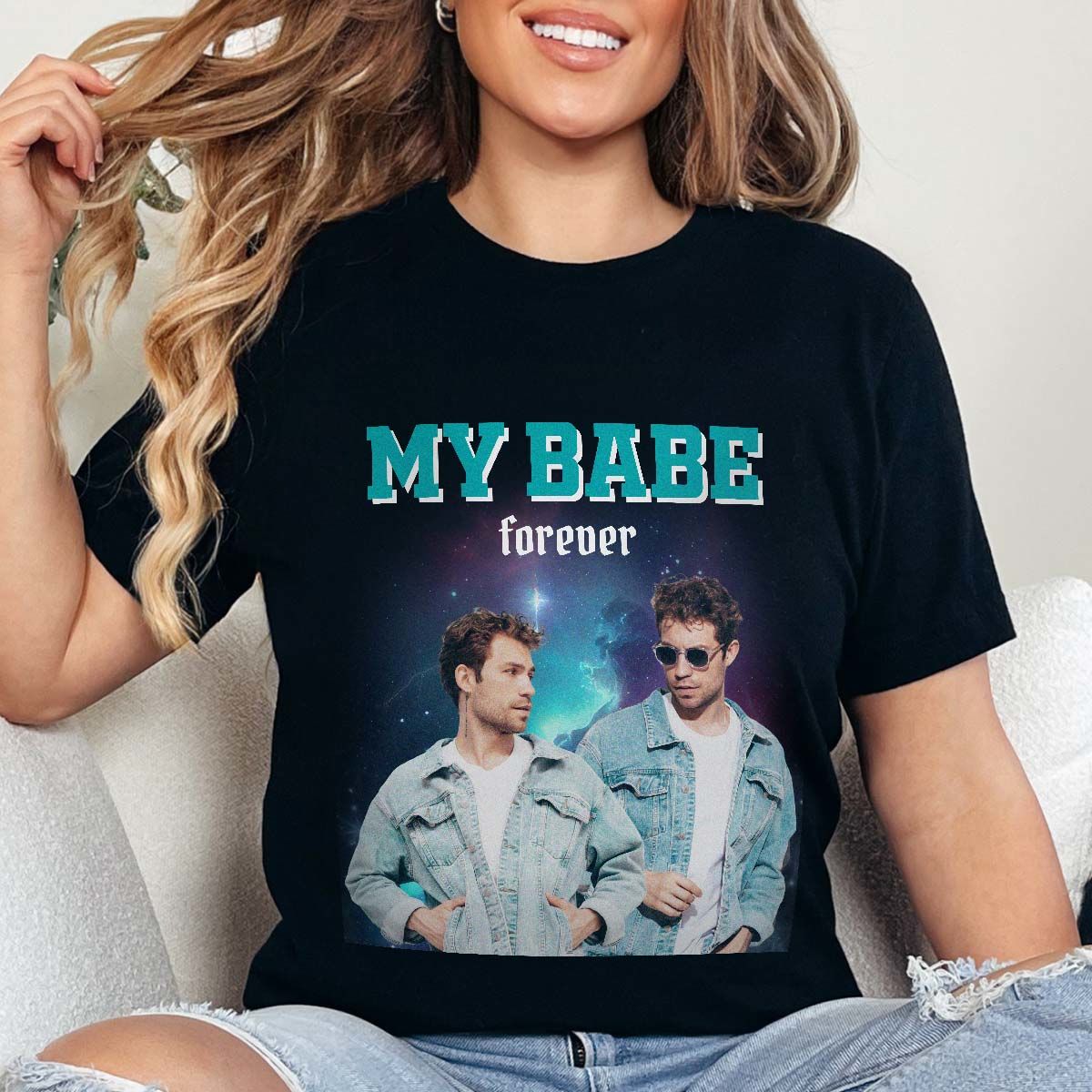 Personalisierbares Vintage Bootleg T-Shirt