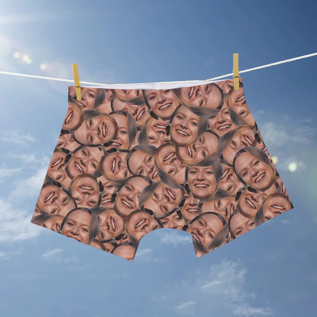 Boxershorts mit Gesicht