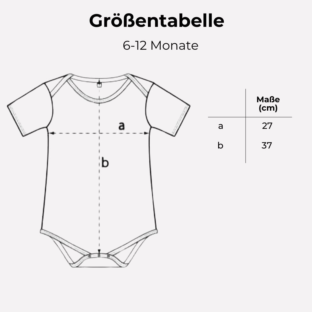 Personalisierbarer Baby Body mit Name