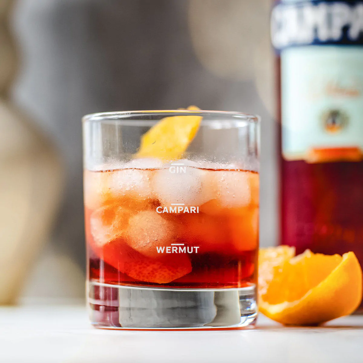 Personalisierbares Negroni Glas