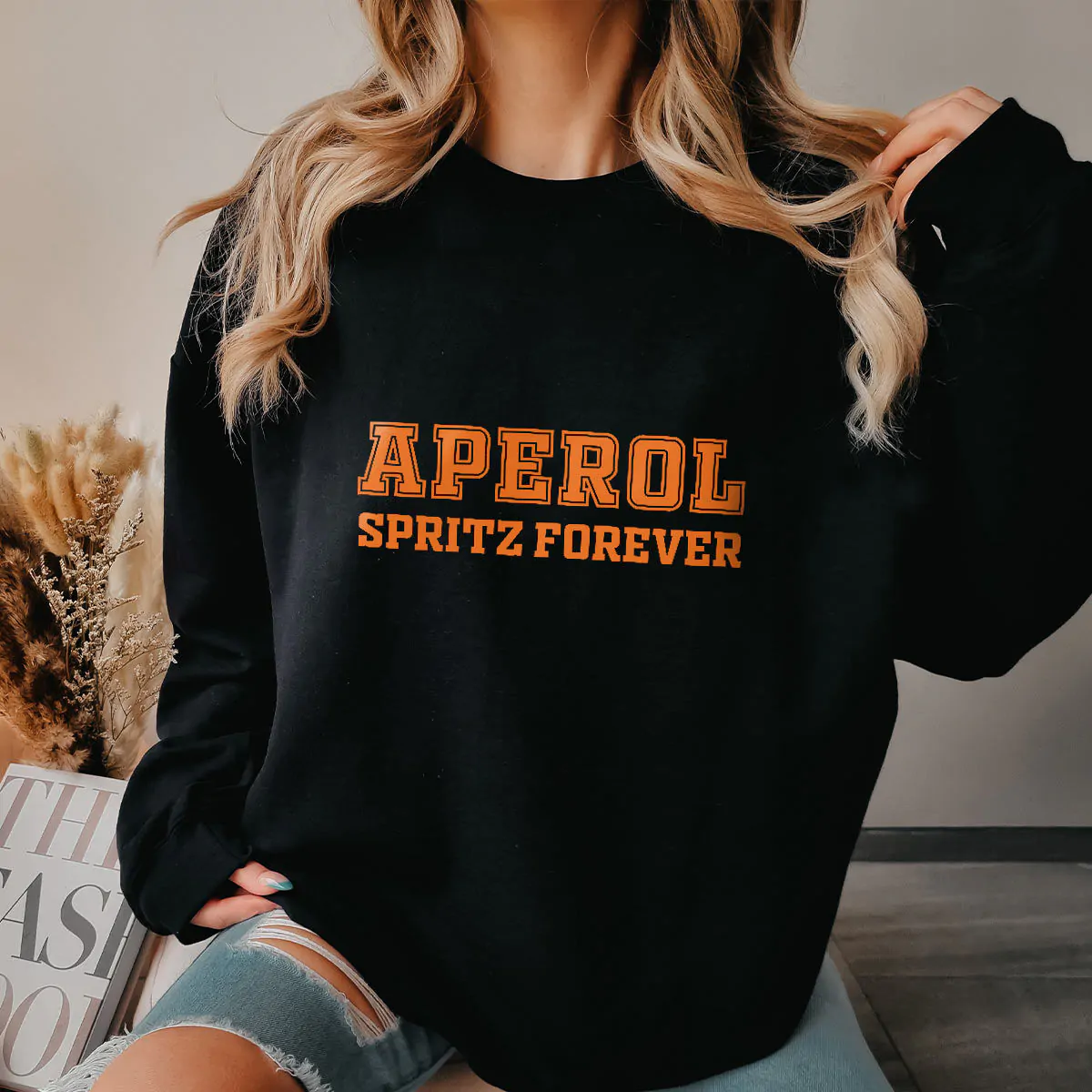 Personalisierbarer Pullover College-Style