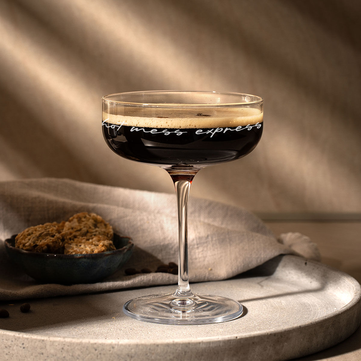 Personalisierbares Espresso Martini Glas