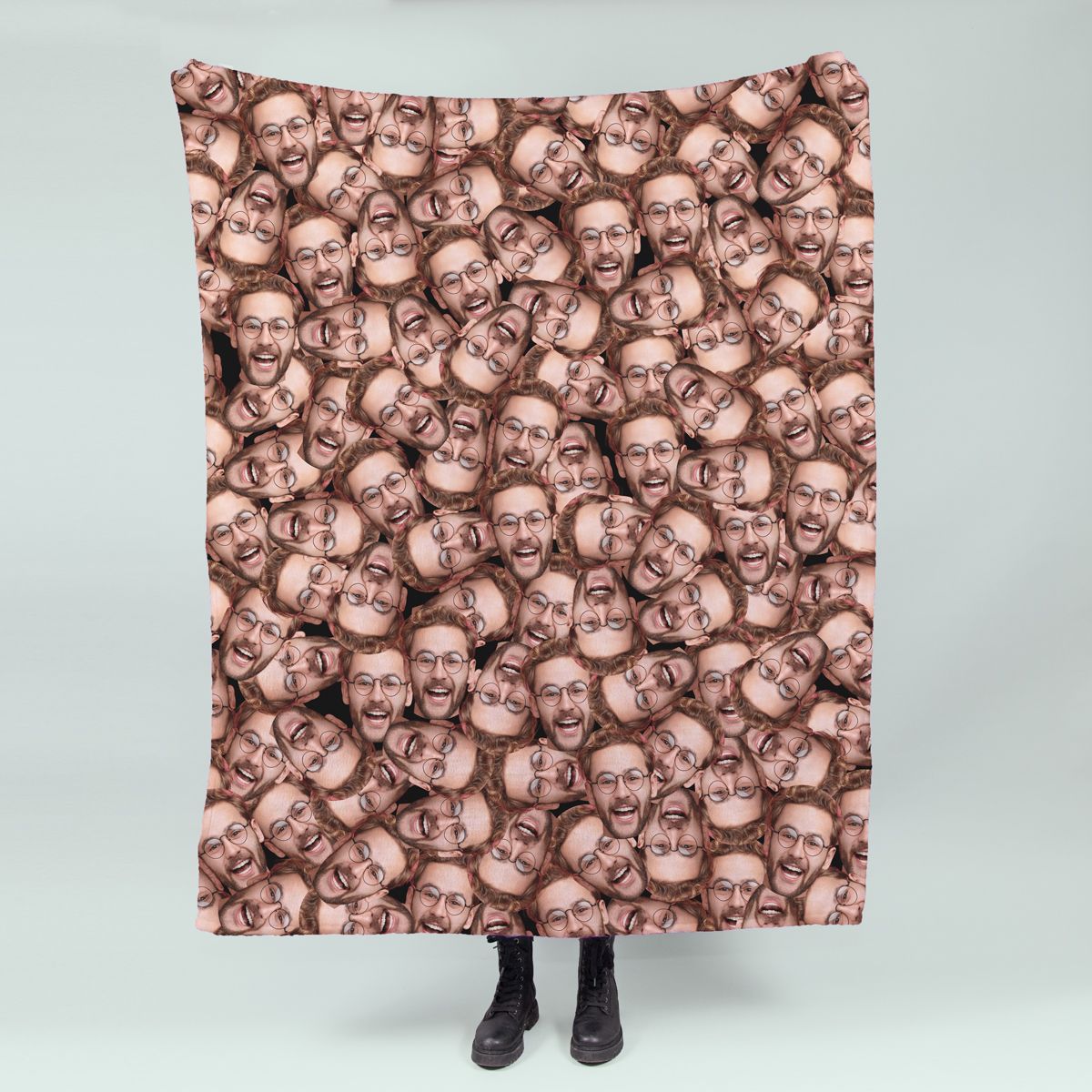 Fotodecke mit Gesicht