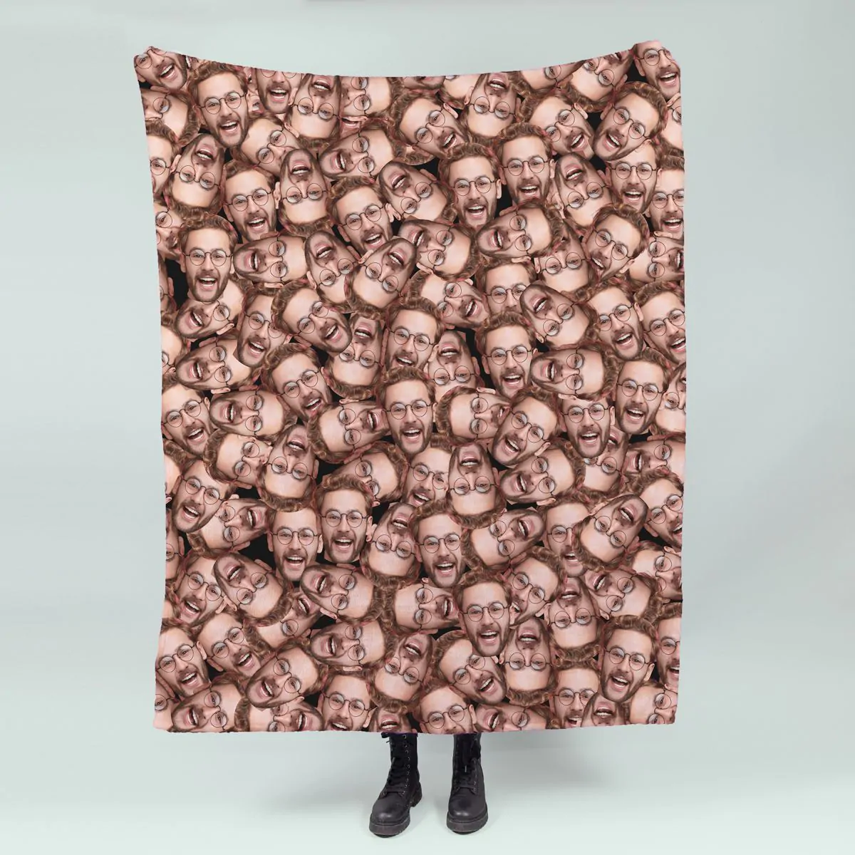 Fotodecke mit Gesicht