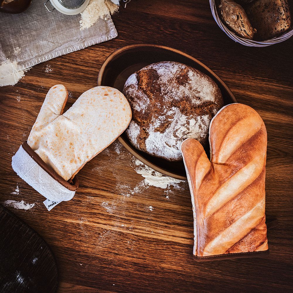 Weißbrot Ofenhandschuhe