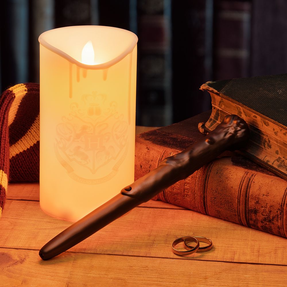 Harry Potter LED-Kerze mit Zauberstab-Fernbedienung