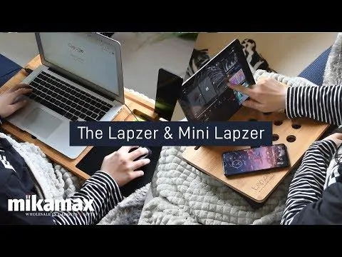 Laptop Unterlage aus Holz