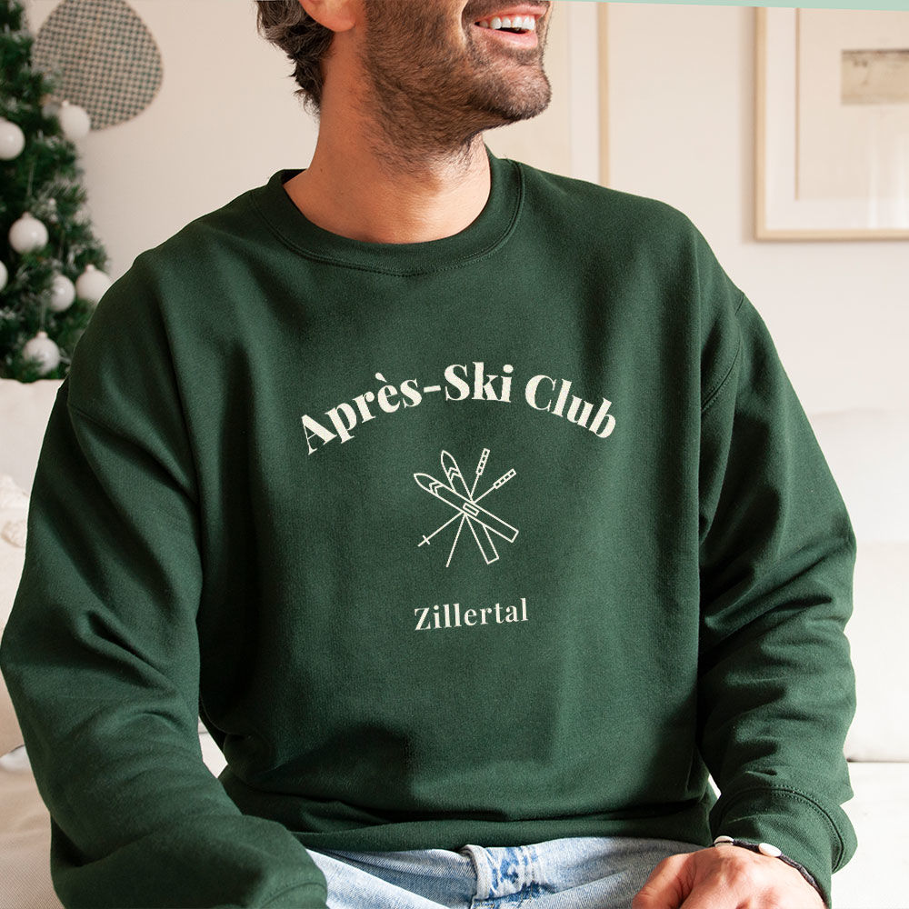 Personalisierbarer Pullover Après-Ski Club