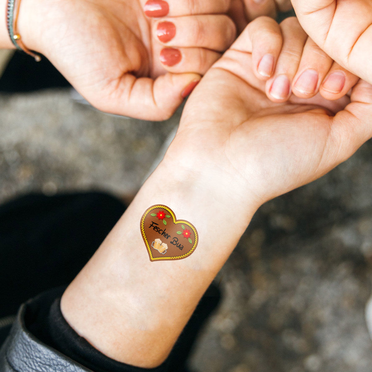 Personalisierbare Tattoos 6er Set Oktoberfest
